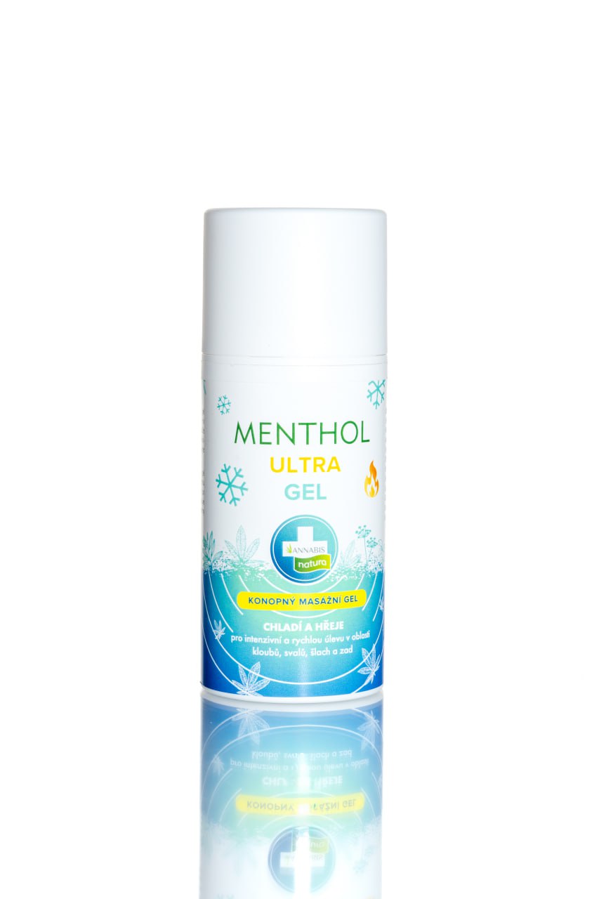 Menthol Ultra Gel – Chladivý a hřejivý masážní gel na svaly a záda