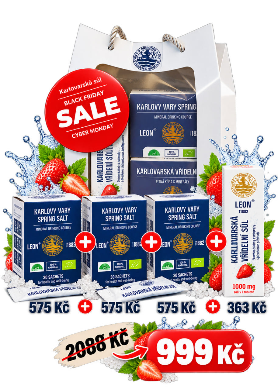 Karlovarská vřídelní sůl – sada 4 balení | Sleva 52 %