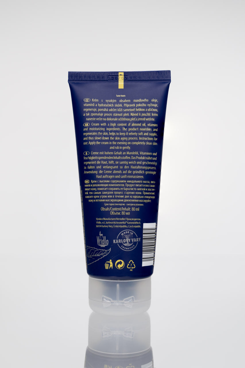 Karlovarský noční krém s mandlovým olejem – 80 ml