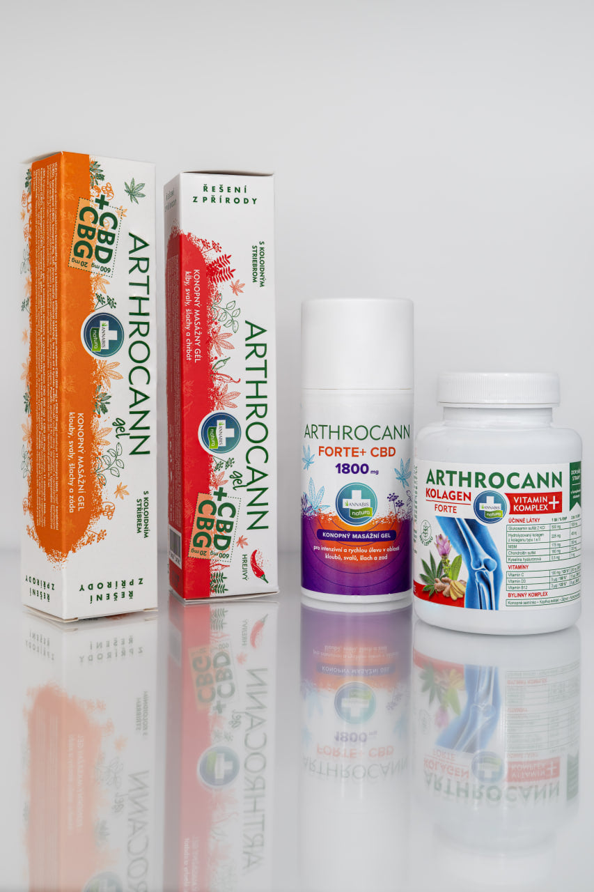 ARTHROCANN согревающий гель с CBD + CBG – 75 мл