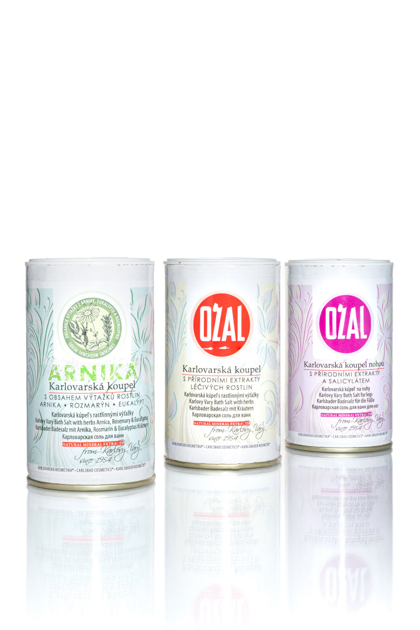 Koupelová sůl na nohy OZAL Karlovy Vary – 250 g
