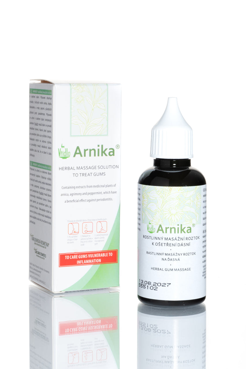 Bylinný roztok na masáž dásní ARNIKA – 50 ml 
