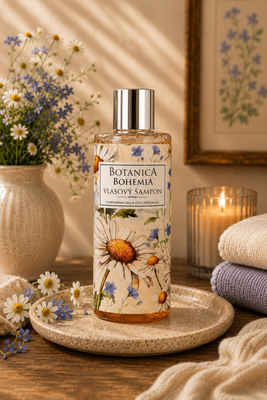 Botanica Bohemia šampon Heřmánek 200 ml – pro všechny typy vlasů