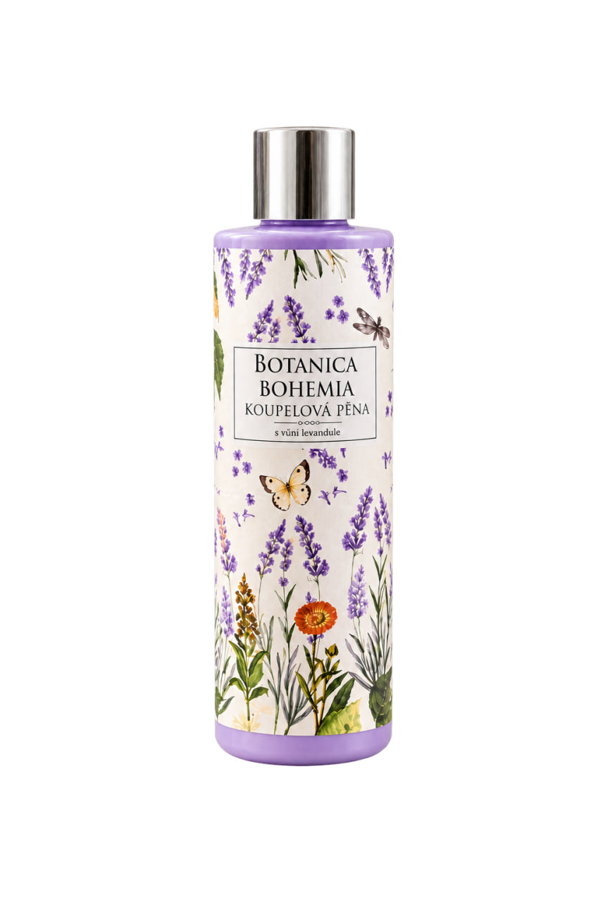 Botanica Bohemia Lavendel Schaumbad 250 ml – Kräuter & Joghurt