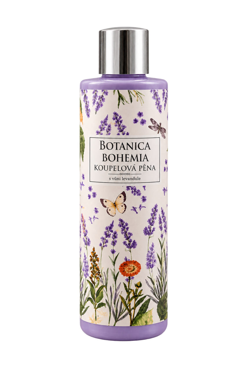 Botanica Bohemia Lavendel Schaumbad 250 ml – Kräuter & Joghurt