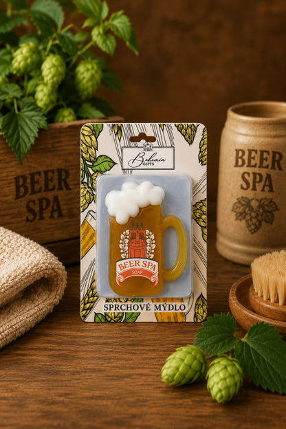 Bohemia Gifts Beer Spa Bierseife 85 g | Hergestellt in Tschechien