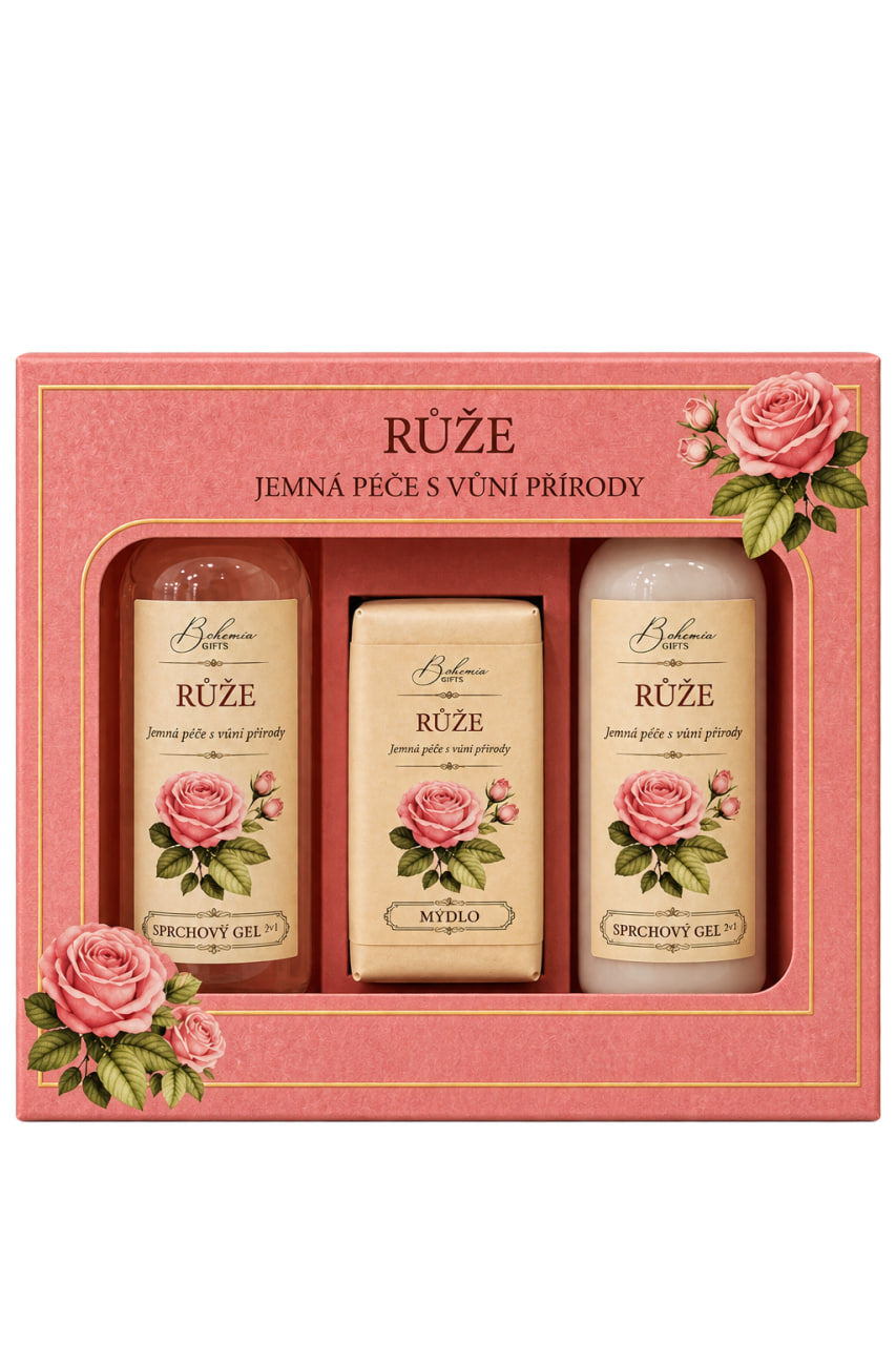 Tschechisches Kosmetik-Geschenkset – 3 Produkte | 3 Düfte