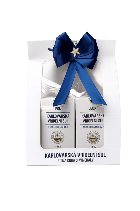 Stylový balíček – 2× Karlovarská pitná pramenitá sůl (100 g) 