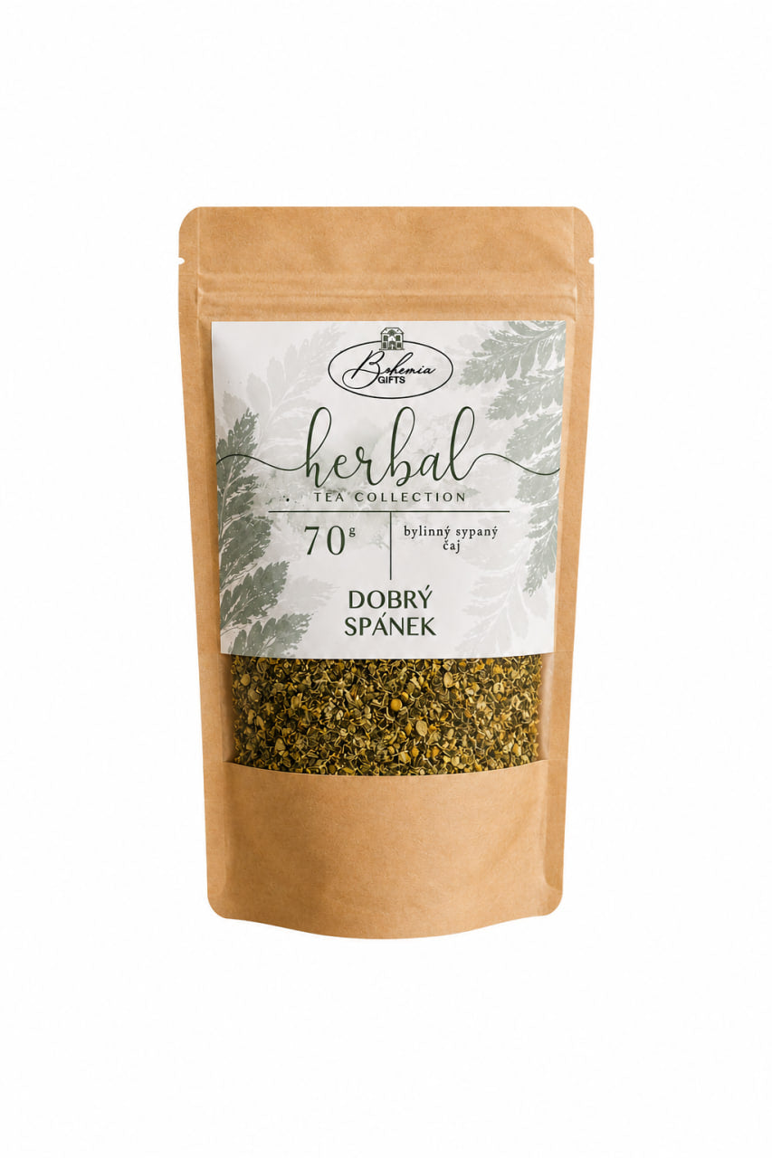 Bylinný čaj Dobrý spánek 70 g – kozlík, heřmánek & meduňka