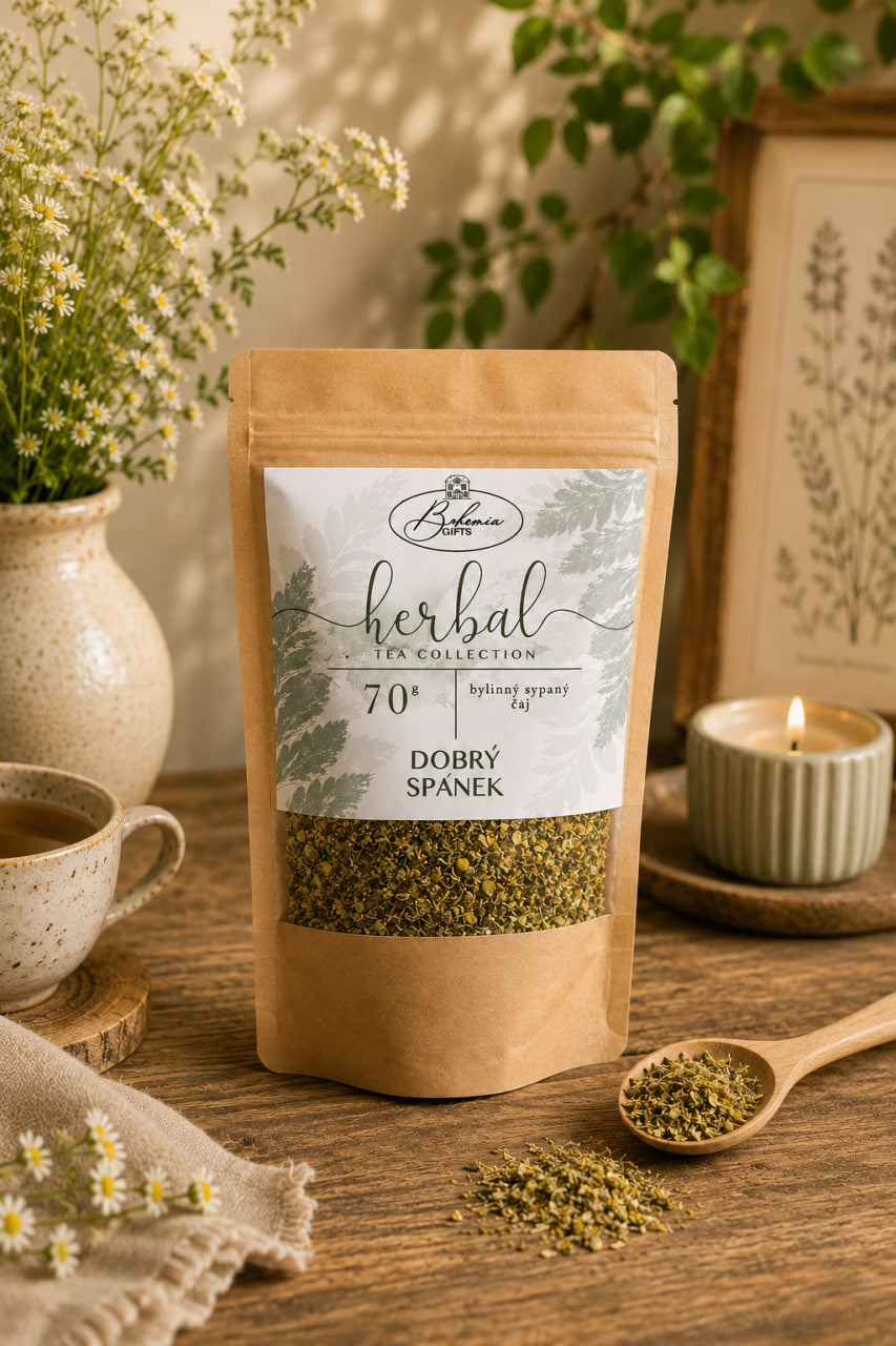 Bylinný čaj Dobrý spánek 70 g – kozlík, heřmánek & meduňka