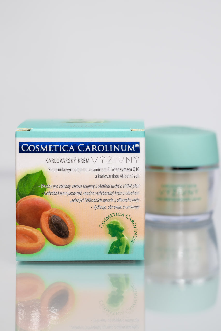 Карловарский питательный крем – с абрикосовым маслом, Q10 и термальной солью – 50 ml