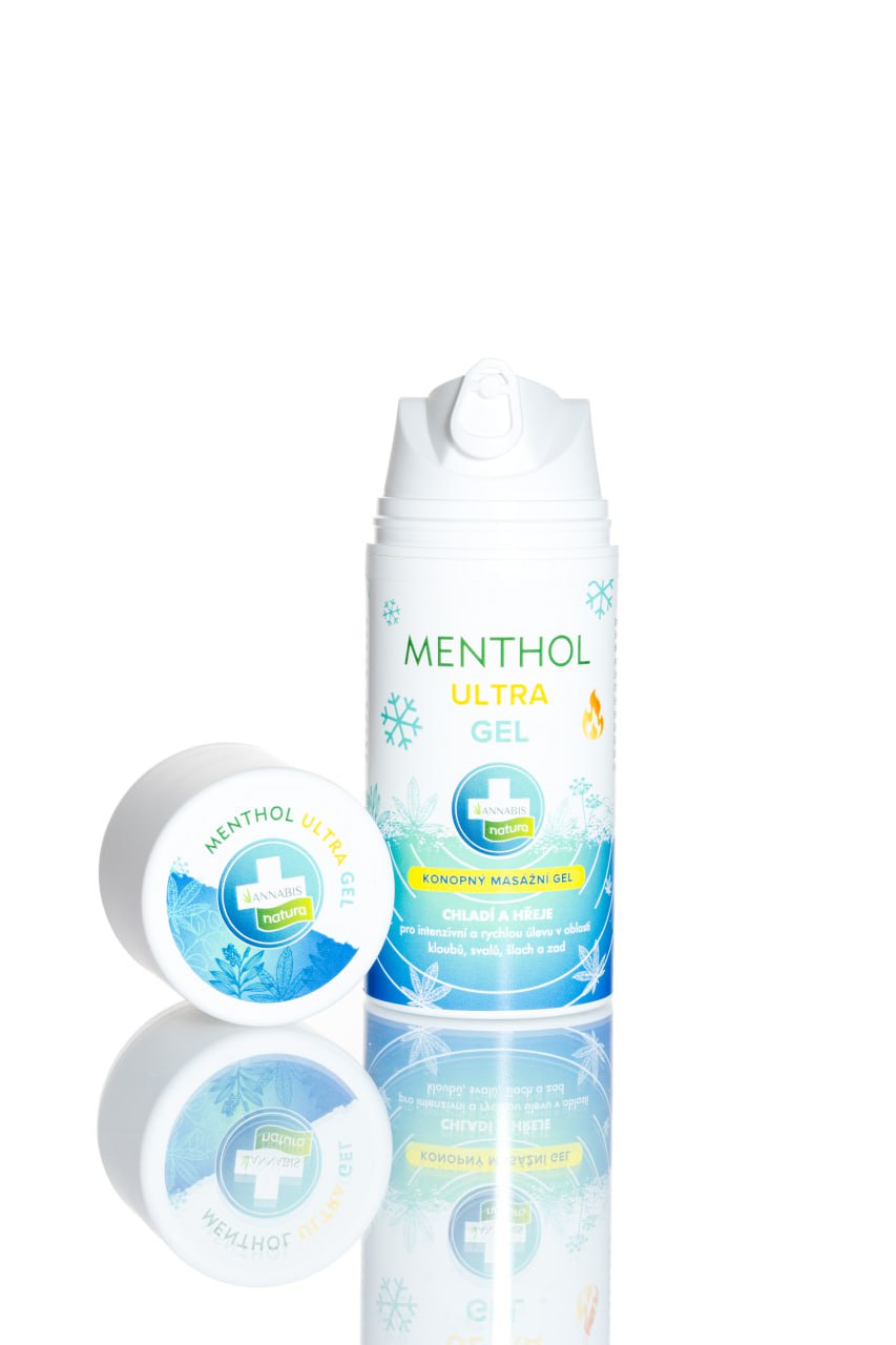 Menthol Ultra Gel – Chladivý a hřejivý masážní gel na svaly a záda 