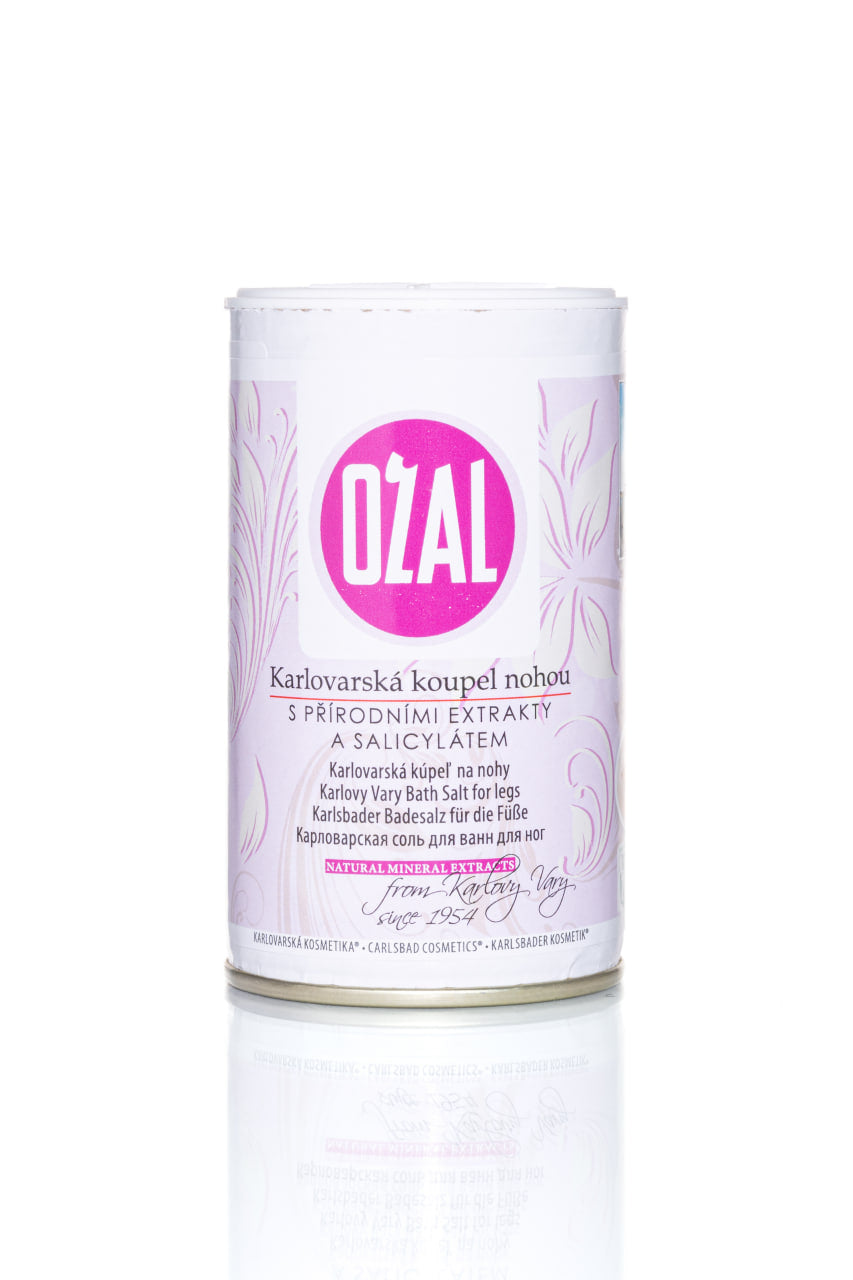 Koupelová sůl na nohy OZAL Karlovy Vary – 250 g 