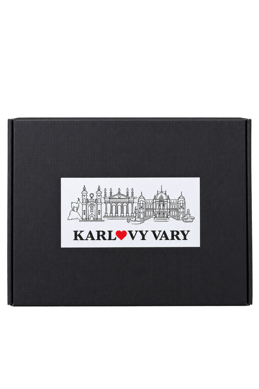 Karlovy Vary Gift Set – Drinking Salt & Porcelain Spa Cup (3 in 1)