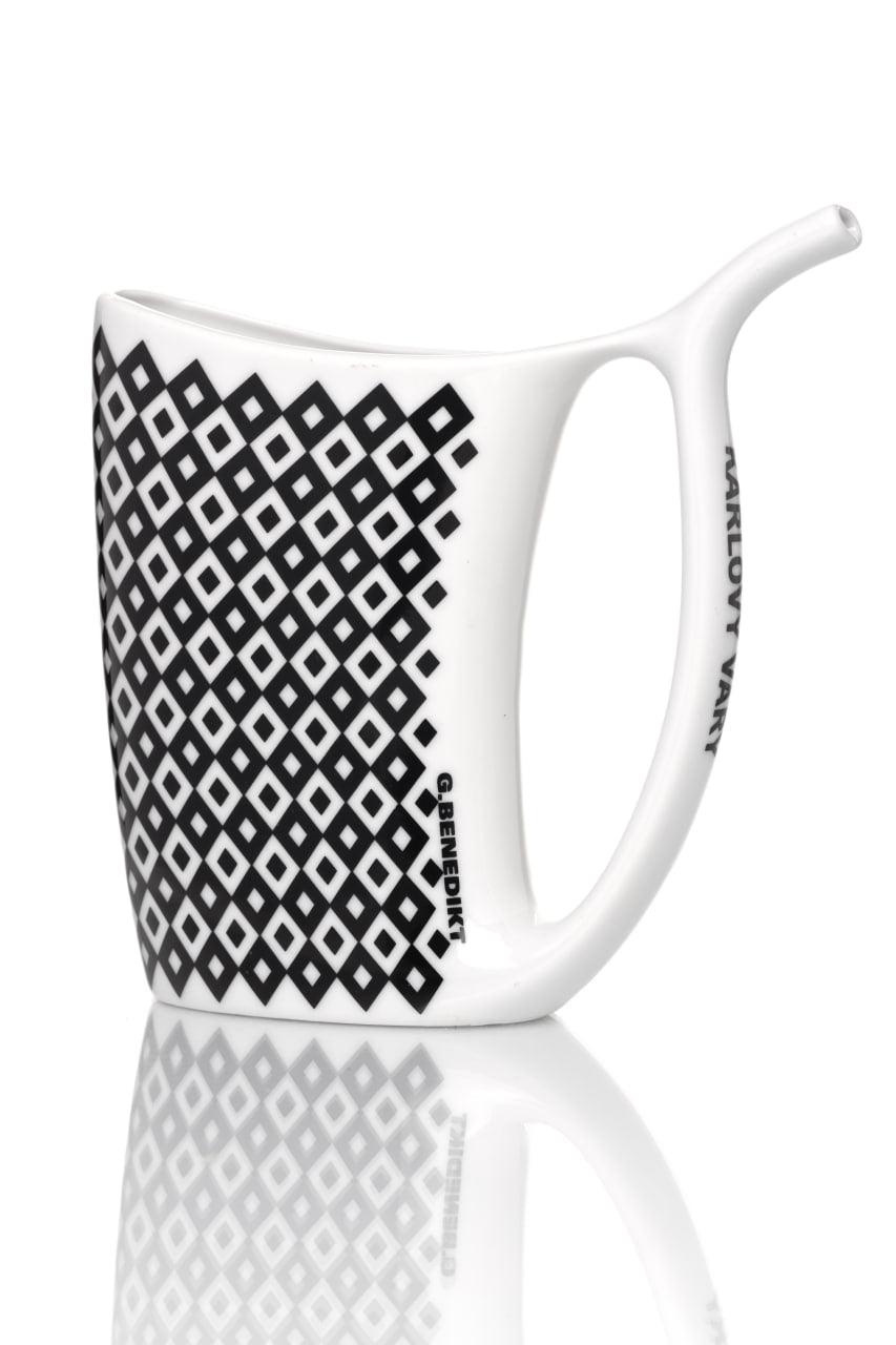 Šálek Feel Karlovy Vary od G. Benedikta | Porcelán s tradičním českým vzorem 