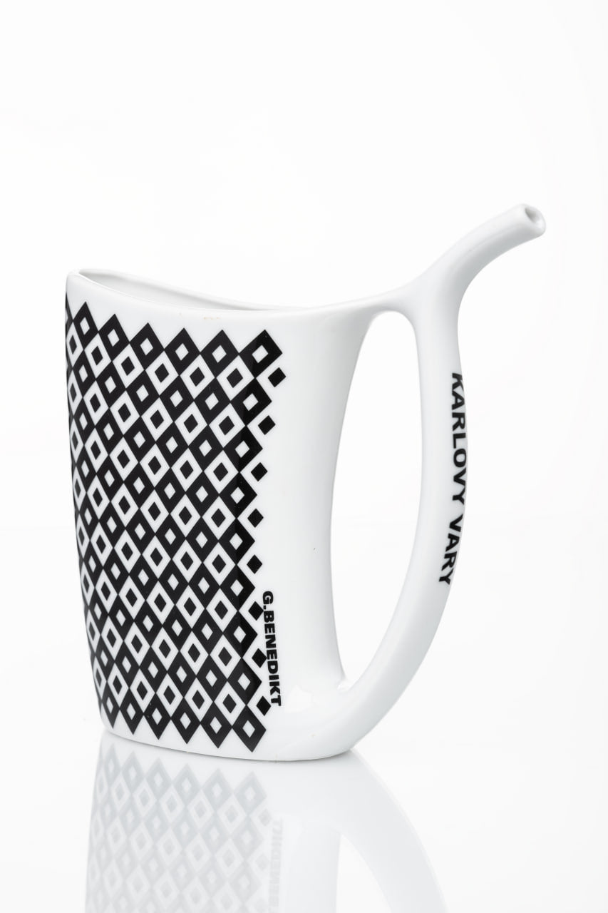 Šálek Feel Karlovy Vary od G. Benedikta | Porcelán s tradičním českým vzorem 