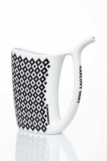 Šálek Feel Karlovy Vary od G. Benedikta | Porcelán s tradičním českým vzorem 