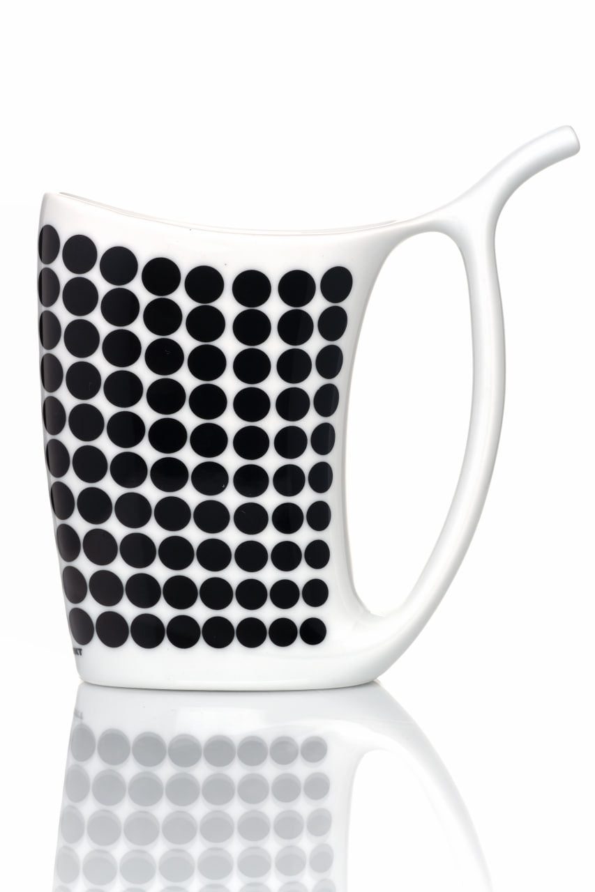 Karlovarský lázeňský hrnek od G. Benedikta | Porcelánový hrnek na pití s ​​tradičním českým vzorem 