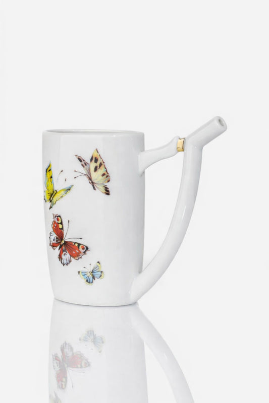 Karlovarský lázeňský pohárek Motýlí zahrada | Limitovaná edice