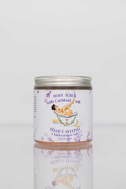 Lavender Body Scrub with Carlsbad Salt – 350 g