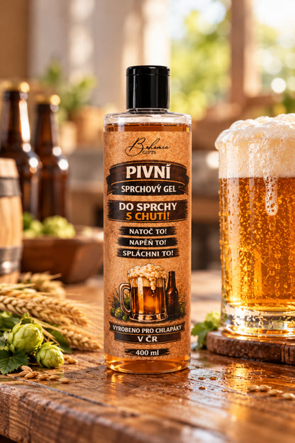 Pivní sprchový gel 400 ml | Originální dárek pro pivaře