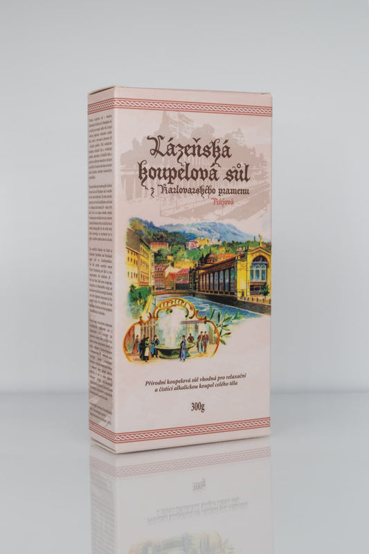 Розовая карловарская соль для ванн - 300 г