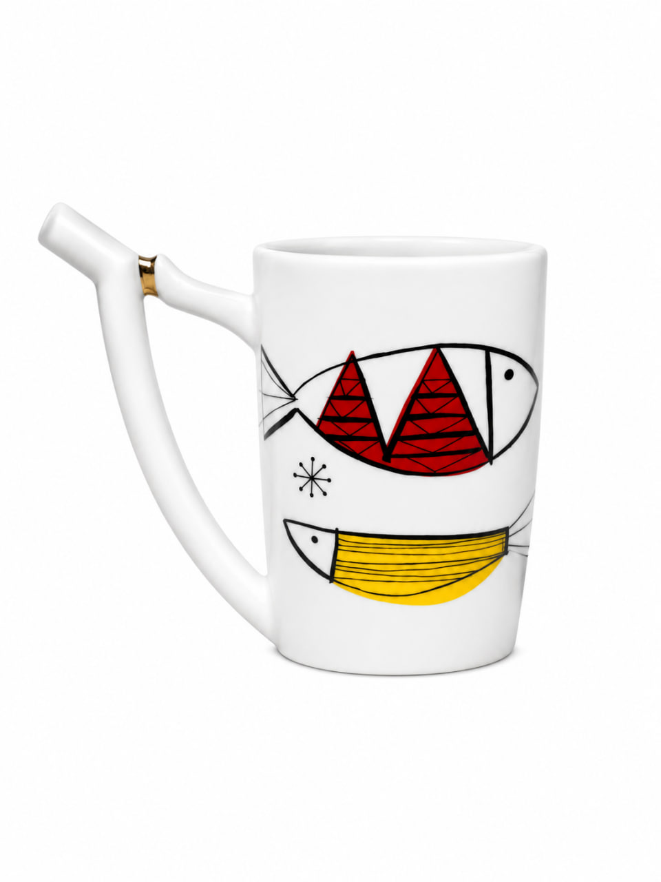 Karlovarský lázeňský pohárek Rybky | Český porcelán