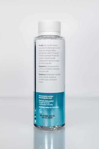 Micelární voda s karlovarskými termálními minerály | Jemné odličování a hydratace | Vyrobeno v Karlových Varech 