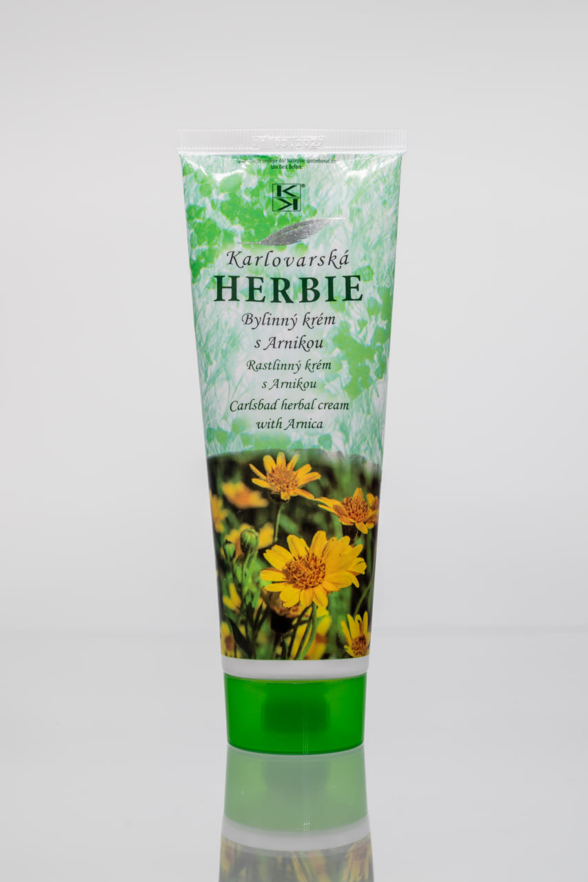 Карловарский травяной массажный крем с арникой HERBIE – 100 г