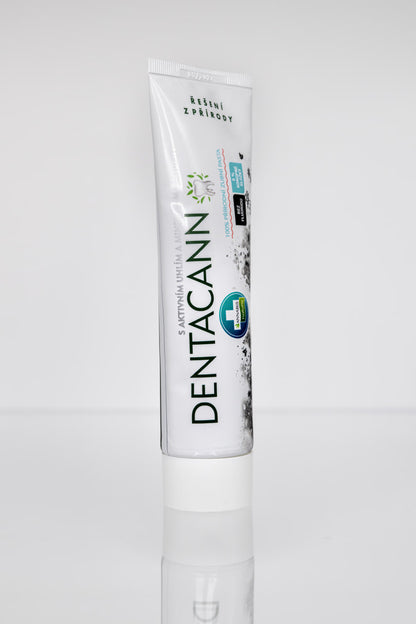 DENTACANN Natürliche Zahnpasta mit Aktivkohle – 100 g 