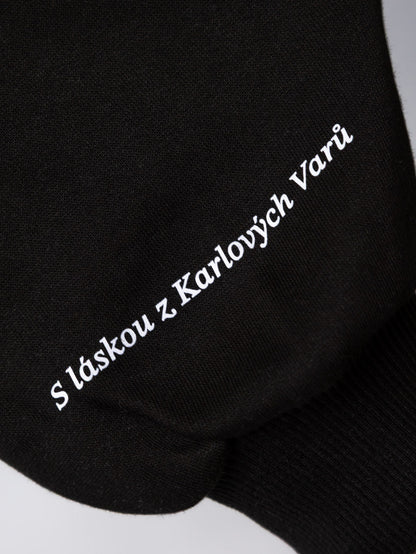 I ❤️ KV Černá mikina | Oficiální merch Karlových Varů | Feel Karlovy Vary