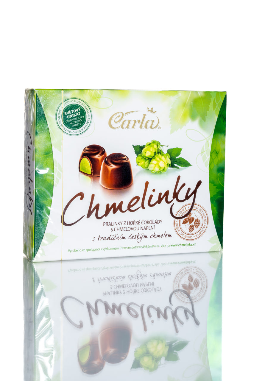 Czech Hop Pralines in Dark Chocolate 70% | Chmelinky Carla