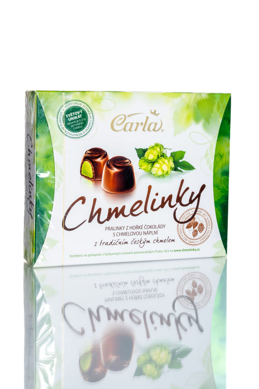 Czech Hop Pralines in Dark Chocolate 70% | Chmelinky Carla