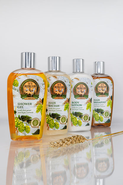 Pivní tělové mléko s pivovarskými kvasnicemi a chmelem | Péče o pleť Czech Beer Spa z Karlových Varů 