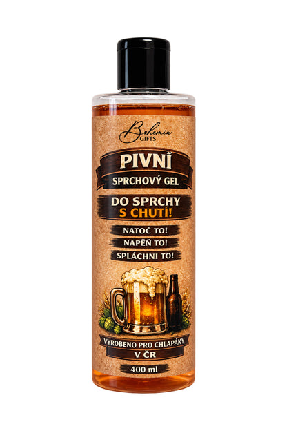 Pivní sprchový gel 400 ml | Originální dárek pro pivaře