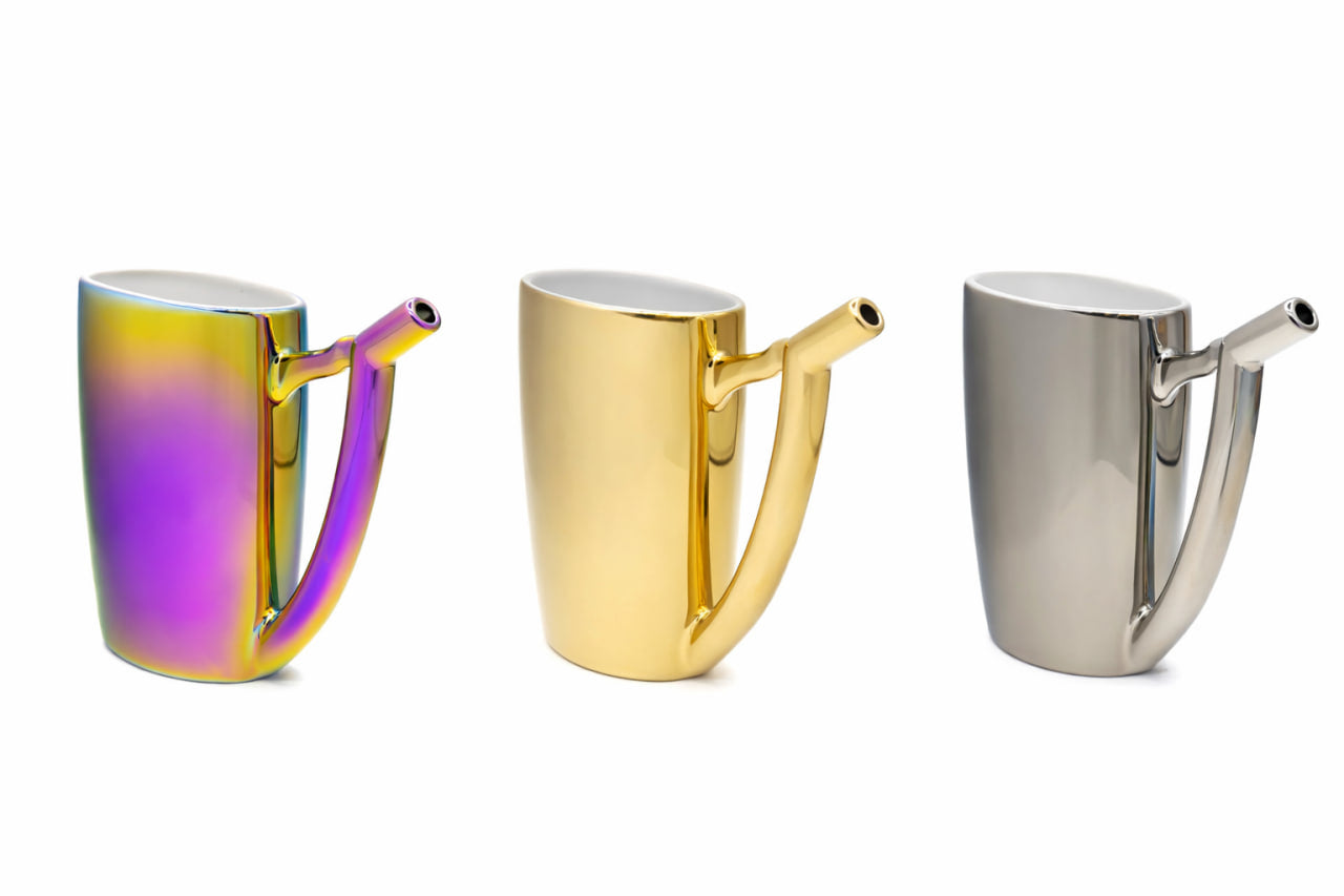 Karlovarský lázeňský pohárek zlatý | Originální porcelán z ČR