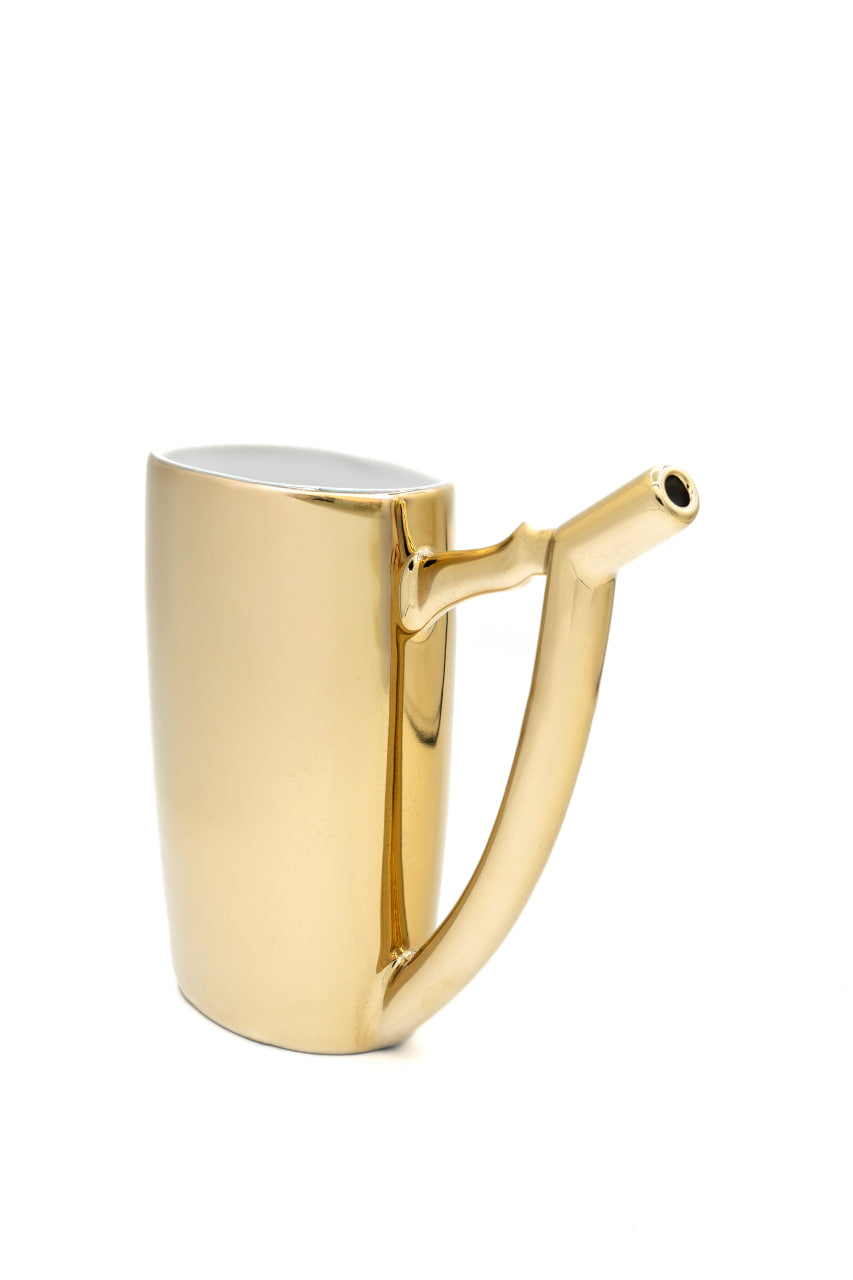 Karlovarský lázeňský pohárek zlatý | Originální porcelán z ČR