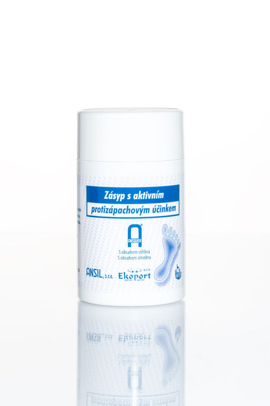 Protiplísňový pudr na nohy se stříbrem 120 ml | Ochrana proti zápachu a plísním