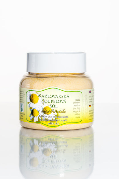 Karlovarská sůl do koupele – vůně heřmánku (300 g) 