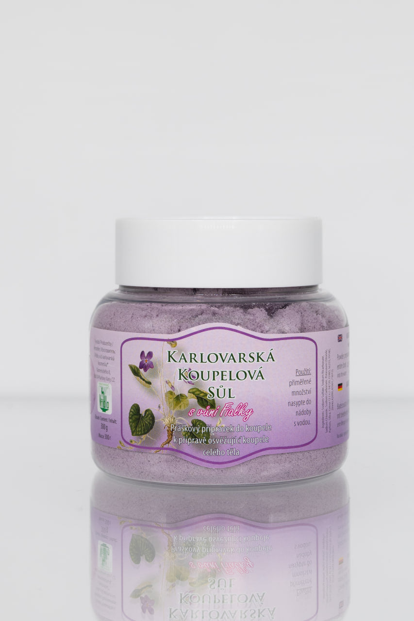 Карловарская соль для ванны – с ароматом фиалки (300 g)