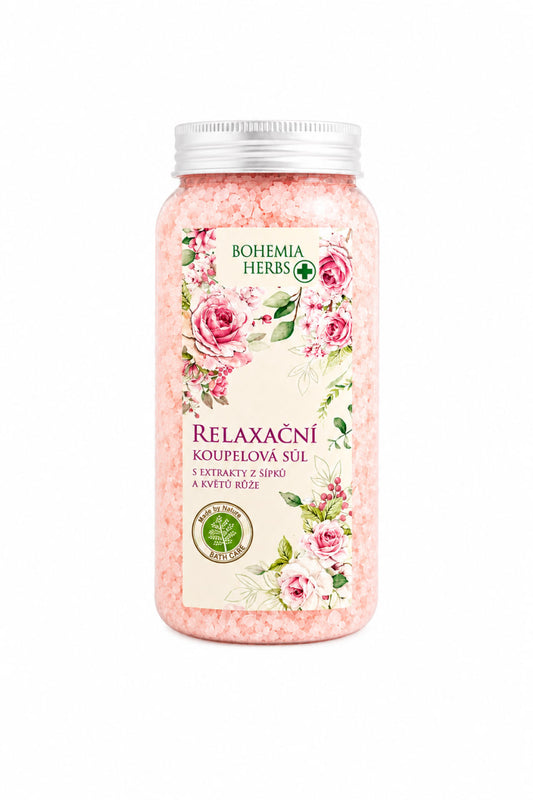 Koupelová sůl Růže & Šípek 900 g – Rosa Canina & Rosa Centifolia