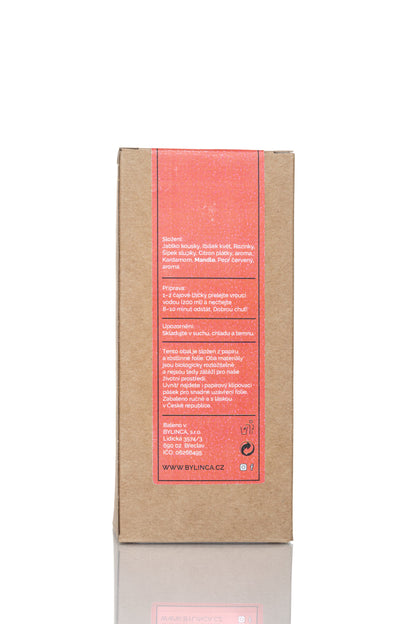 Christmas Star Fruit Tea 100 g | Festive Apple & Spice Blend with Almond Pieces | Holiday Gift Tea