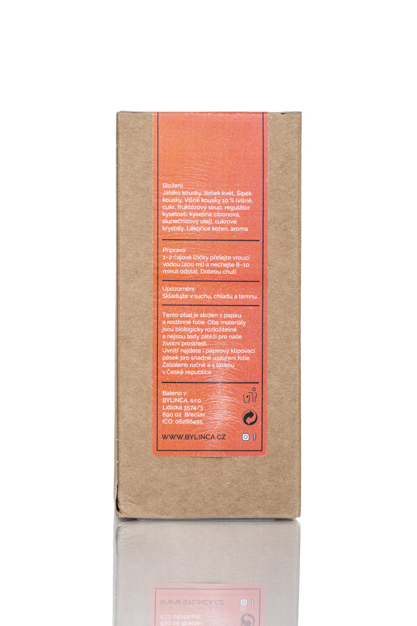 Cherry Delight Fruit Tea 100 g | Sweet Cherry Blend with Marzipan Notes | Aromatic Gift Fruit Tea