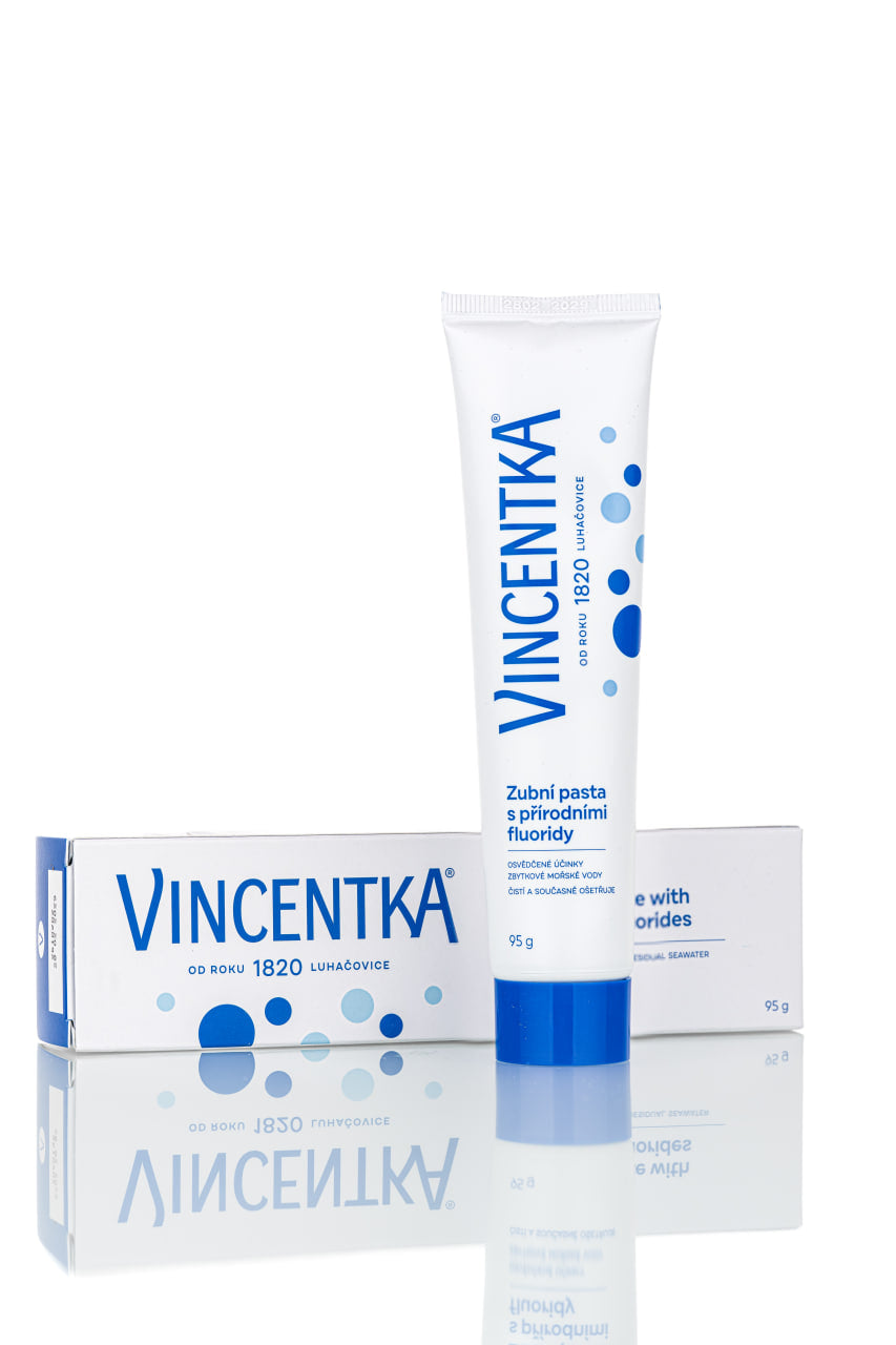 Vincentka зубная паста  с натуральным фтором и минералами