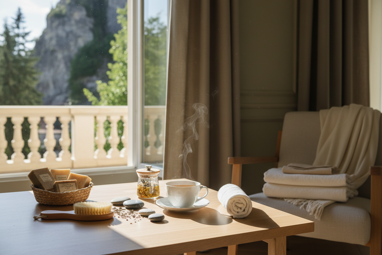 We bring the atmosphere of Karlovy Vary into your everyday life through a carefully curated selection of products — for your home, your well-being, and your personal rituals. A touch of resort living at home. Each item is chosen for its comfort, naturalness, and genuine benefit — the kind of goodness you want to bring into your routine.
Feel Karlovy Vary is more than shopping — it’s a ritual of self-care, inspired by a place that truly understands the art of quality living. We choose products that work, tha