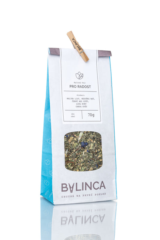 For Joy Herbal Tea 70 g | Naturally Sweet Floral Herbal Blend with Linden, Raspberry Leaf & Elderflower